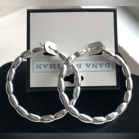 Dana Buchman Braided Click-It Hoop Earrings - Picture 2 of 3